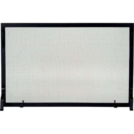 Dagan Dagan S129-2 Wrought Iron Panel Screen; Black S129-2